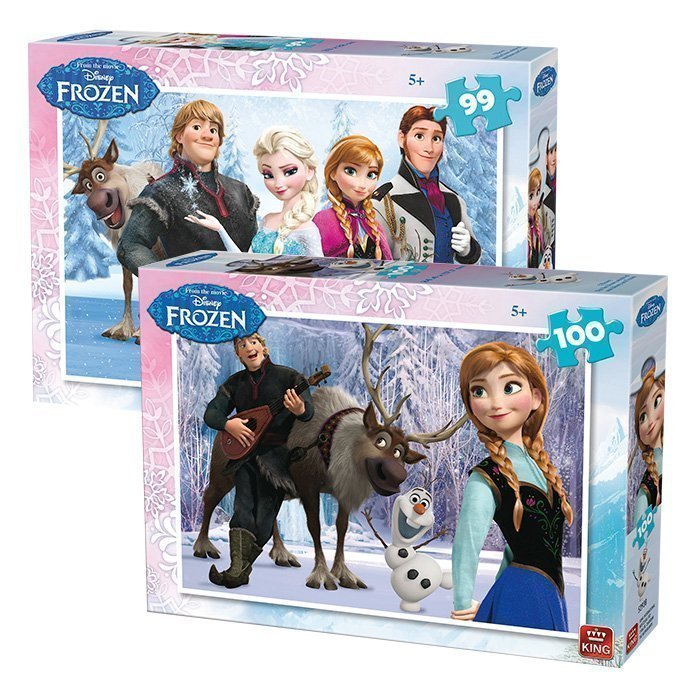 Disney Frozen Παιδικό Παζλ 100 τεμαχίων με απεικόνιση τις Πριγκίππισες Άννα και Έλσα
