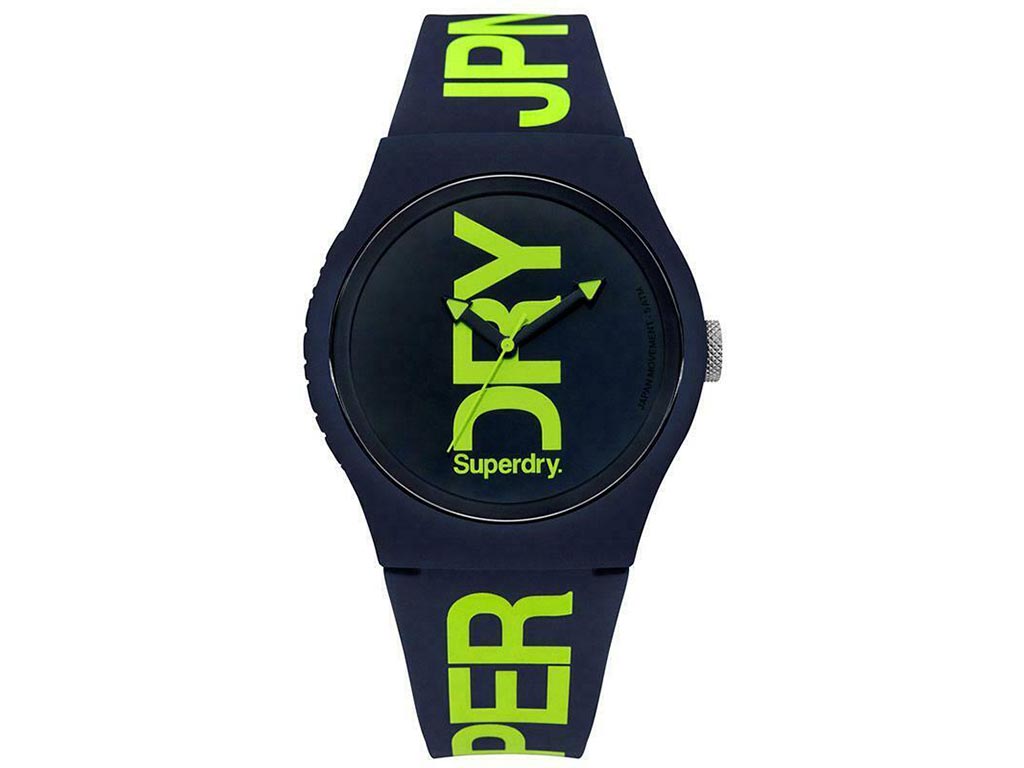 Superdry Ανδρικό Αναλογικό Ρολόι Χειρός σε μπλε χρώμα