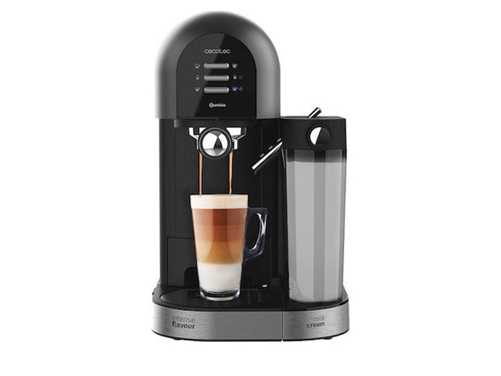 Cecotec Καφετιέρα Espresso Hμιαυτόματη Espresso Power Instant-Ccino 20 Chic Serie Black